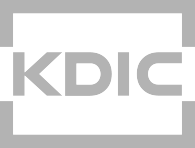 KDIC 흑백 로고
