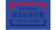 예금보험공사 보호금융상품 1인당 최고 5천만원